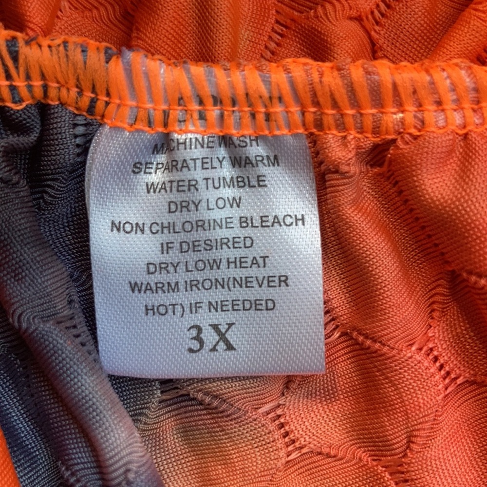 tie dye print honeycomb stretch long short size 3X juniors - Picture 9 of 13